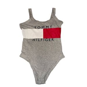 Tommy Hilfiger Gray Bodysuit